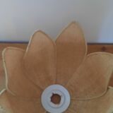 Tulip pendant light in natural fibers