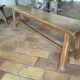 Paire de bancs vintage