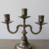 Pair of bronze candlesticks