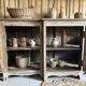 Antique primitive sideboard, side table