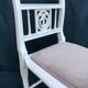 Banquette bout de lit dans l'esprit shabby chic