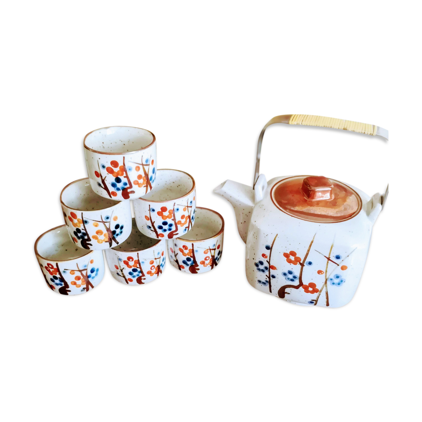 Vintage stoneware tea service