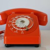 Telephone Socotel S63 orange 1973