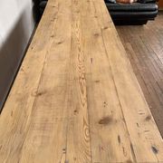 Farm table bistro bar light wood foot fuseau