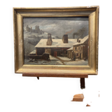 Oil on canvas framed