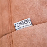 Toggle armchair and pouf set