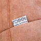 Toggle armchair and pouf set