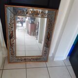 Silkscreened mirror from the 1960s