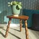 Tabouret tripode vintage