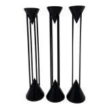 Set of 3 Post Modern candle sticks , 1980's