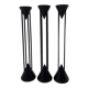 Set of 3 Post Modern candle sticks , 1980's
