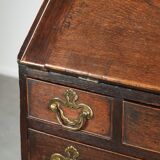 English antique secretary from the 18th century made of oak