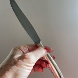 12 large Christofle Ribbons silver metal knives