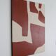 Organic abstract terracotta 100x80cm by Bodasca