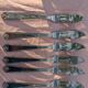 12 fish cutlery sets by Guy Degrenne in stainless steel.