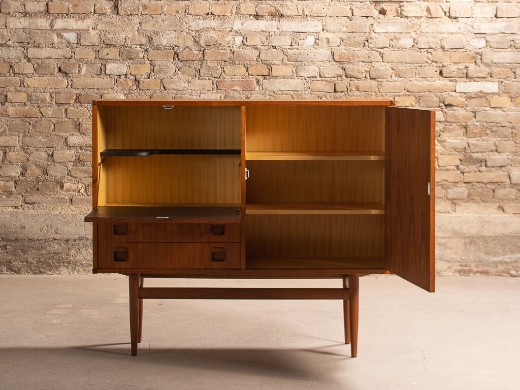 Teak buffet with a flap, circa 1960
