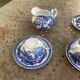 Porcelain tea set with dragon or cherry blossom motif