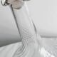 Twisted blown glass carafe with stopper