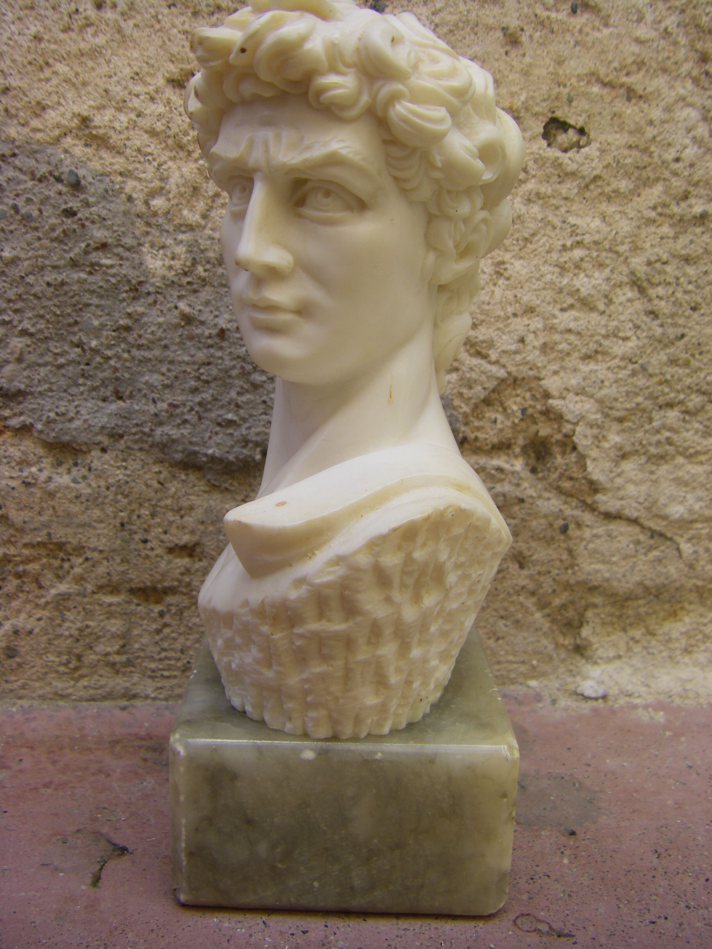 Vintage stone bust