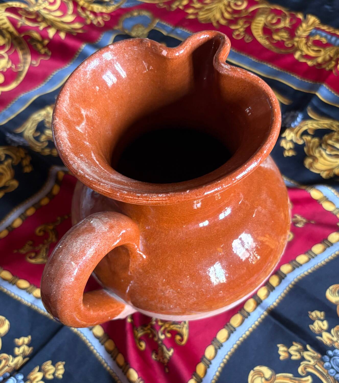 Terracotta jug