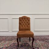 Set of Classic English Upholstered Chesterfield Chairs