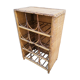 Porte bouteilles rotin bambou vintage