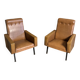 Paire de fauteuils vintage