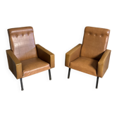 Paire de fauteuils vintage