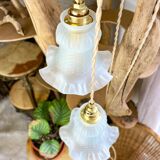Pair of Customizable Vintage Tulip Lamps