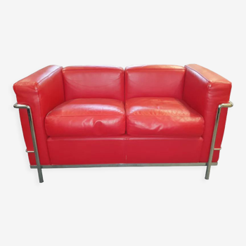 2-seater sofa LC2 from Cassina