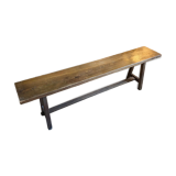 Solid oak bench