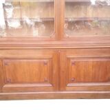 Large walnut library XIX°