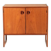 “Domino” Teak Cabinet by Arne Wahl Iversen, 1960s