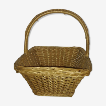 Panier carré osier