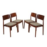Set of four chairs, Danish design, 1970s, production: Denmark