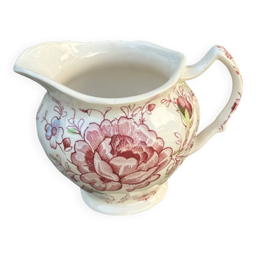 Pot a lit cremier en faïence anglaise johnson brothers rose chintz