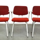 Set of 3 vintage design chairs by Friso Kramer for Ahrend de Cirkel from the late 1960s