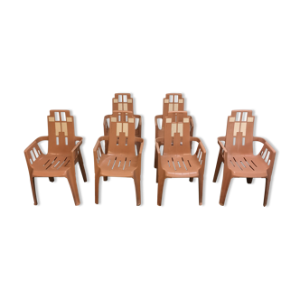 Chaises créées par Pierre Paulin