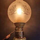 Pair of bronze wall sconces in Empire/Napoleon III style.