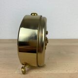 Clock alarm clock Jaz gold metal