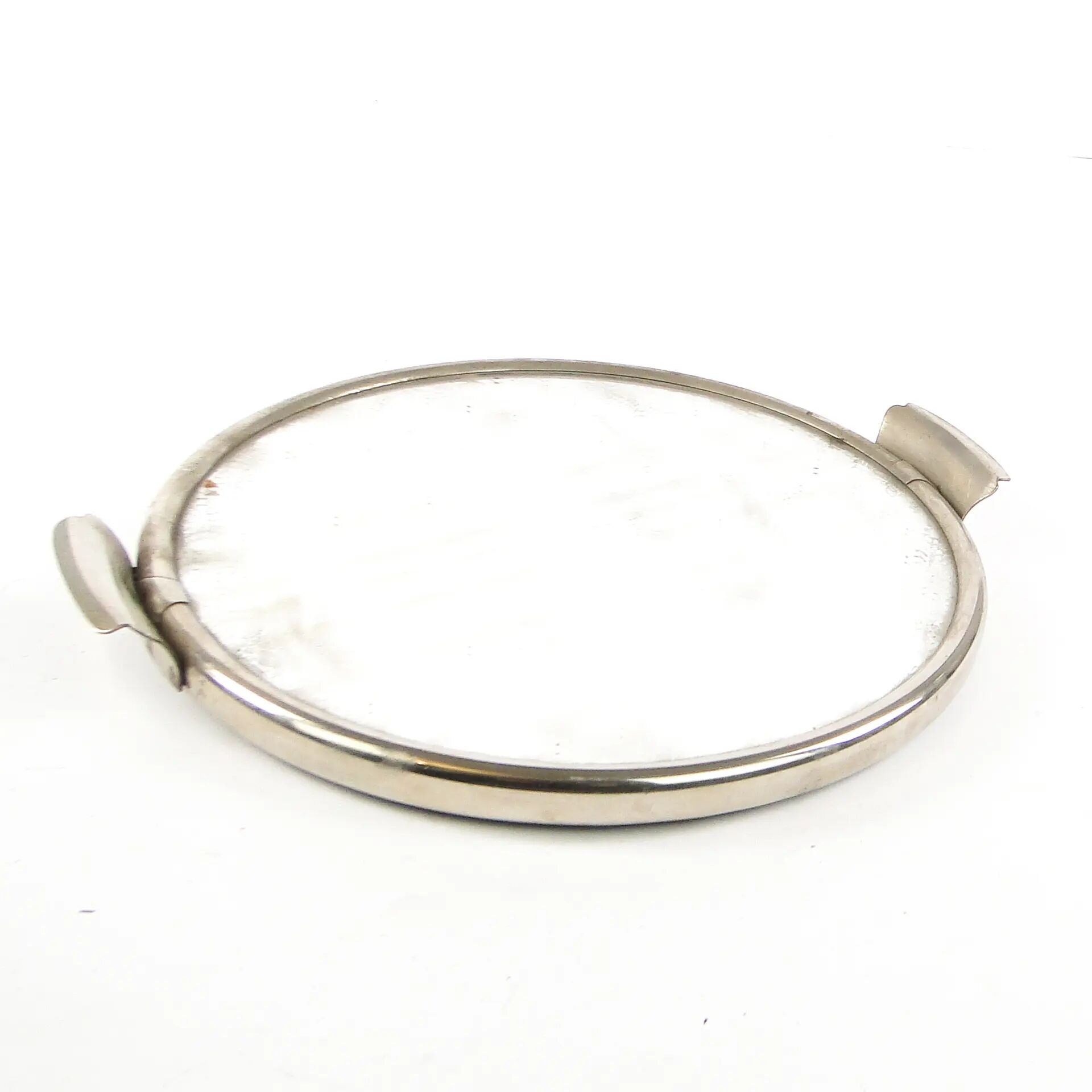 Art Deco tray, silver-plated brass, OPP Jihlava, Czechoslovakia, 1960s