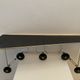 Vintage coat rack, 50s, 60's, perforated tole