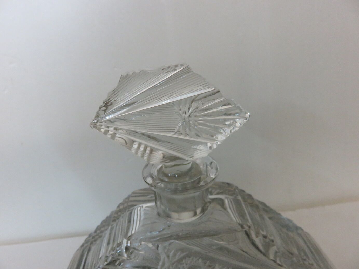 Crystal Art Deco decanter