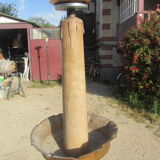 Wrought iron floor lamp from the 40s