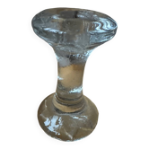 Bougeoir en verre Feuille