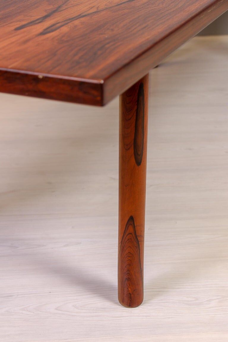 Hans J Wegner rosewood table by Andreas Tuck 1950s