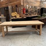Solid oak farmhouse table