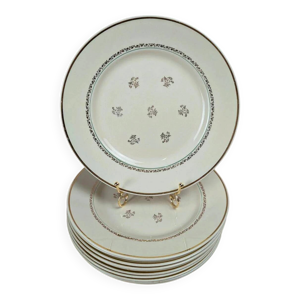 Lot de 12 assiettes plates