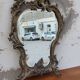 Miroir biseauté en bronze Louis XV 19ème