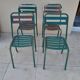 4 chaises bistrot Tolix fer